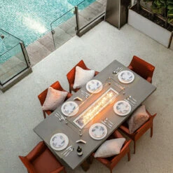 Elementi Sonoma Dining Table 83" X 39" -DIMPLEX Sales Store 01JcnYGu 76978.1658399934