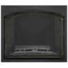 Burnished Brass Arched Iron Element On Black Whitney Front For Elevation X 42" - Napoleon