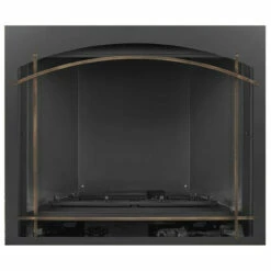 Burnished Brass Arched Iron Element On Arched Metal Whitney Front For Altitude X 42" - Napoleon