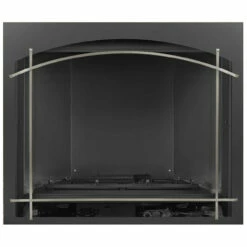 Satin Nickel Arched Iron Element On Arched Metal Whitney Front For Altitude X 36" - Napoleon