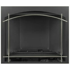 Satin Nickel Arched Iron Element On Arched Metal Whitney Front For Altitude X 42" - Napoleon