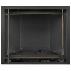 Burnished Brass Straight Element On Rubbed Bronze Denali Premium Front For Altitude X 42" - Napoleon