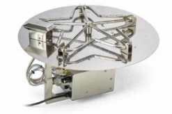 30" Flat Bowl Pan Penta Burner Fire Pit Insert – Electronic Ignition - HPC