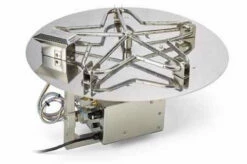 30" Flat Bowl Pan Penta Burner Fire Pit Insert Hi/Lo – Electronic Ignition - HPC