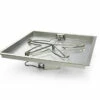 30" Square Bowl Pan Penta Burner Fire Pit Insert - Electronic Ignition - HPC