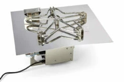 36" Square Flat Pan Penta Burner Fire Pit Insert – HI/LO - Electronic Ignition - HPC