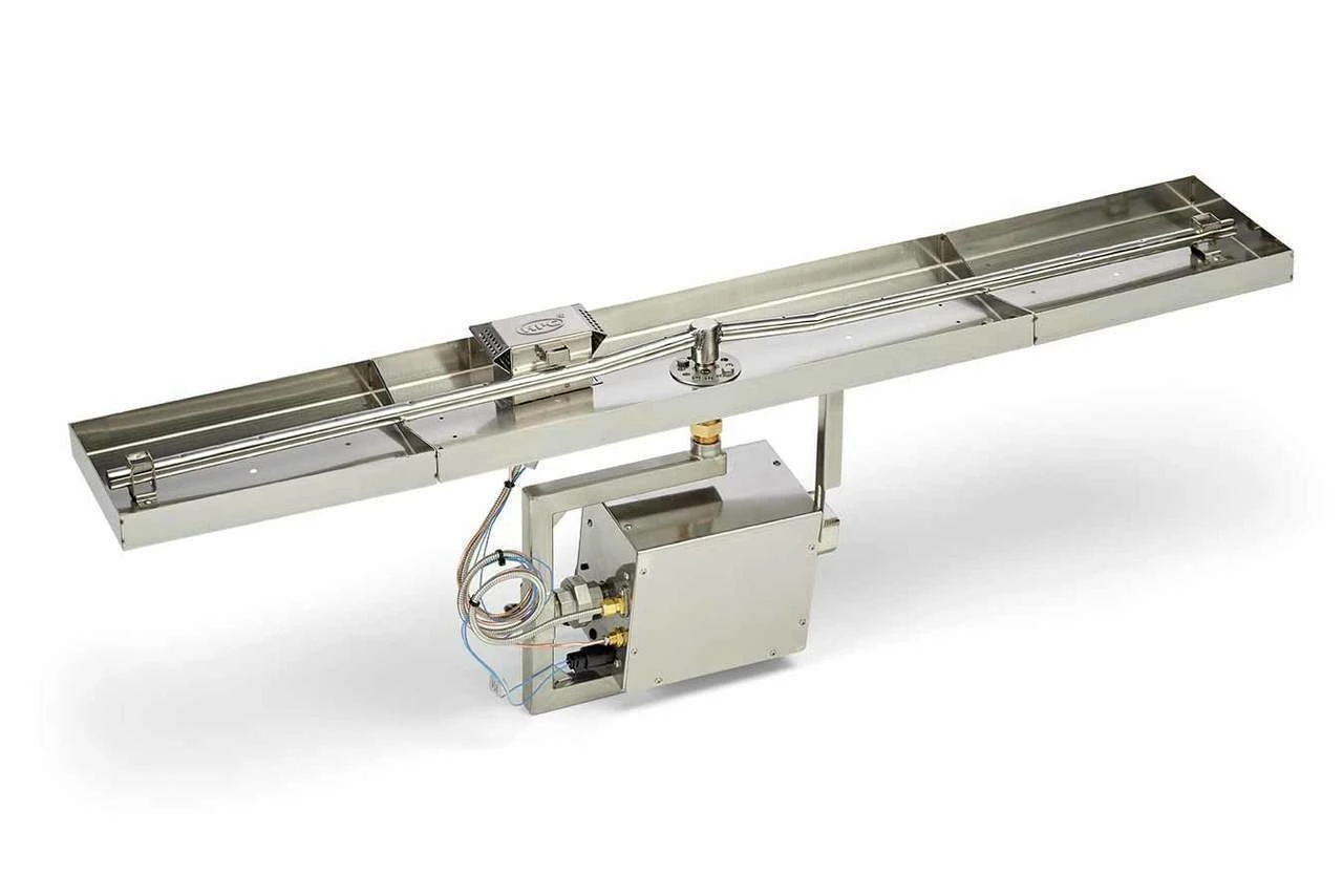 73X8" Rectangle Pan Linear Interlink Fire Pit Insert – HI/LO - Electronic Ignition - HPC 1 73X8" Rectangle Pan Linear Interlink Fire Pit Insert – HI/LO - Electronic Ignition - HPC