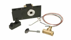 Push Button Ignition Kit + Mounting Bracket + 1/2” Key Valve + (2) Pre-mounted 1/2” Street Elbows | Warming Trends