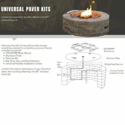 39" - 41" Circular Or Square Opening Universal Paver Kits | Warming Trends -DIMPLEX Sales Store 1594851754.1280.1280 79141.1594852011.1280.1280 16374.1594852327