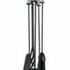 Pilgrim 2400 Series Matte Black Fireplace Tool Set - 5pc