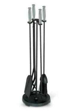 Pilgrim 2400 Series Matte Black Fireplace Tool Set - 5pc