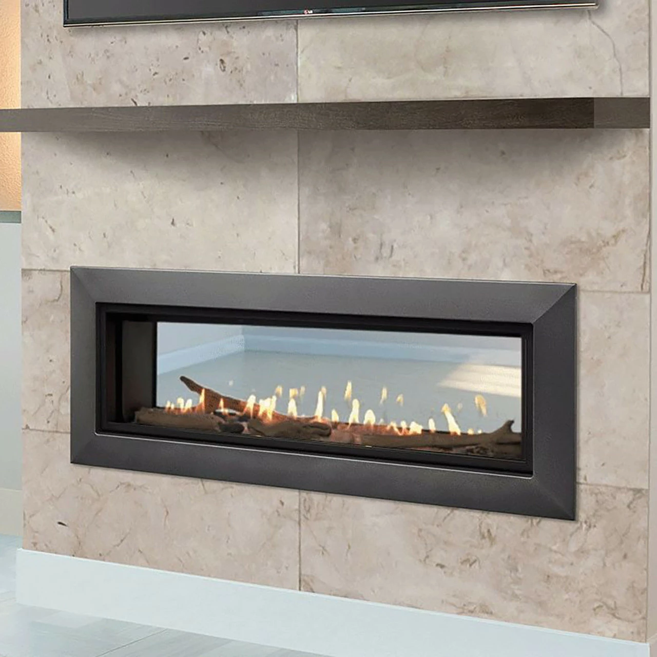 Echelon II 36" See-Through Direct Vent Fireplace |Majestic 1 Echelon II 36" See-Through Direct Vent Fireplace |Majestic