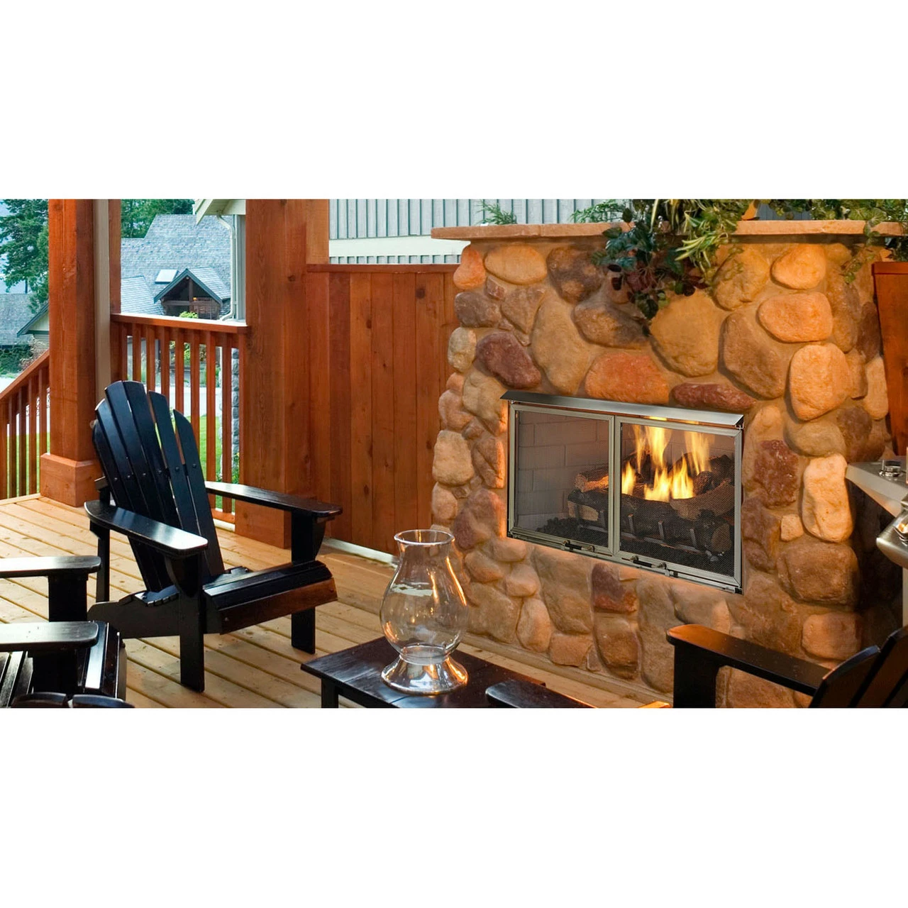 Villa 42" Vent Free Outdoor Gas Fireplace | Majestic 2 Villa 42" Vent Free Outdoor Gas Fireplace | Majestic - Image 2