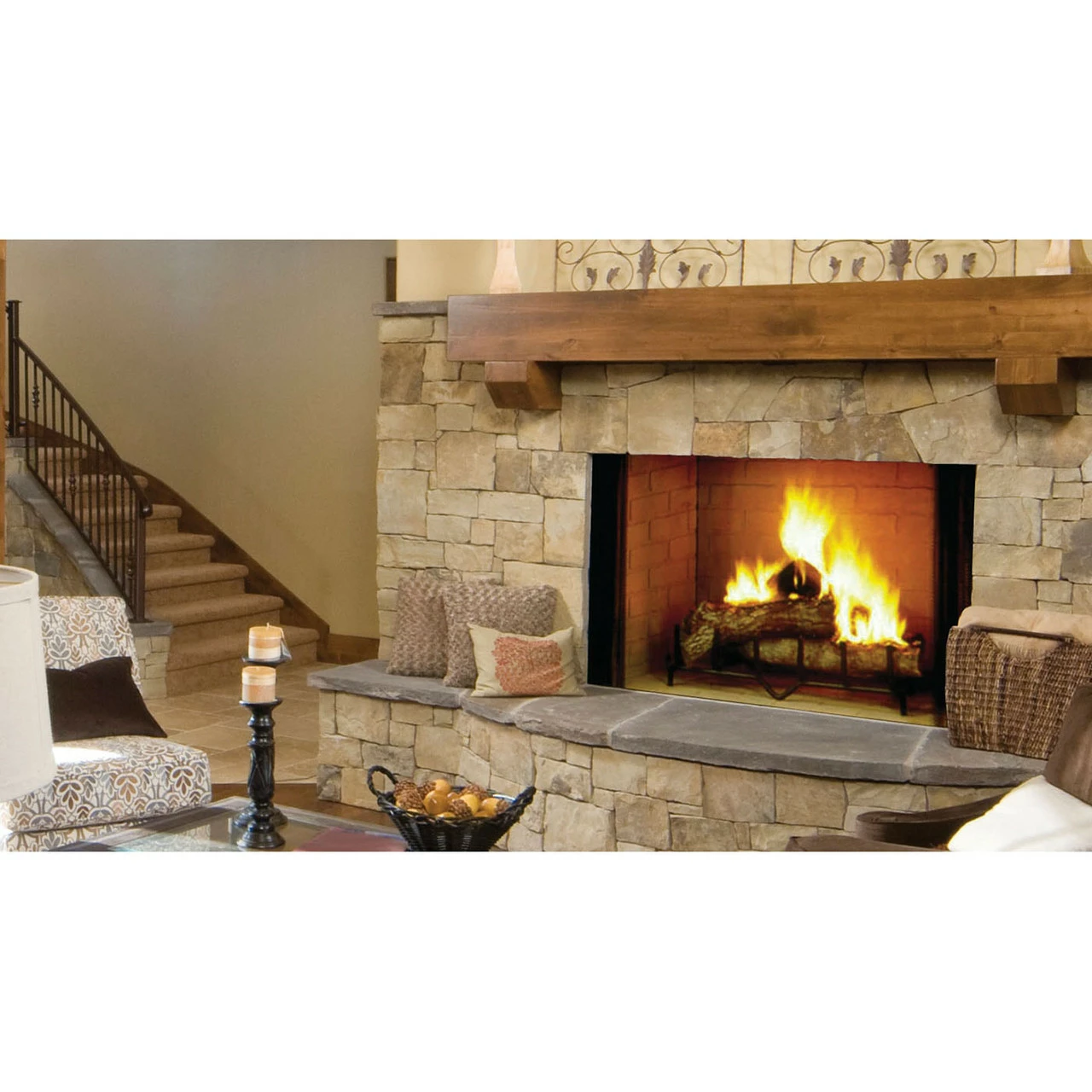 Biltmore 36" Radiant Wood Burning Fireplace | Majestic 3 Biltmore 36" Radiant Wood Burning Fireplace | Majestic - Image 3