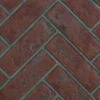 Old Town Red Herringbone Brick Panel For GX36 Fireplace - Napoleon