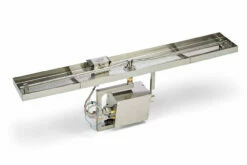 25X8" Rectangle Pan Linear Interlink Fire Pit Insert – HI/LO - Electronic Ignition - HPC