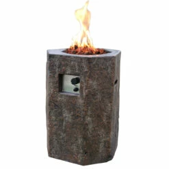 Modeno Basalt Column Fire Pit
