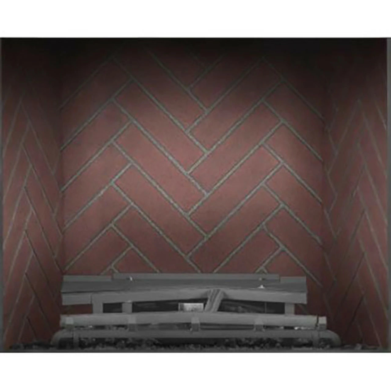 Old Town Red Herringbone Brick Panel For Elevation X 36" Fireplace - Napoleon 2 Old Town Red Herringbone Brick Panel For Elevation X 36" Fireplace - Napoleon - Image 2