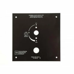 6.38" X 6.38" Control Panel For Crystal Fire® Plus Burners VCSV-CP-SQ- The Outdoor GreatRoom