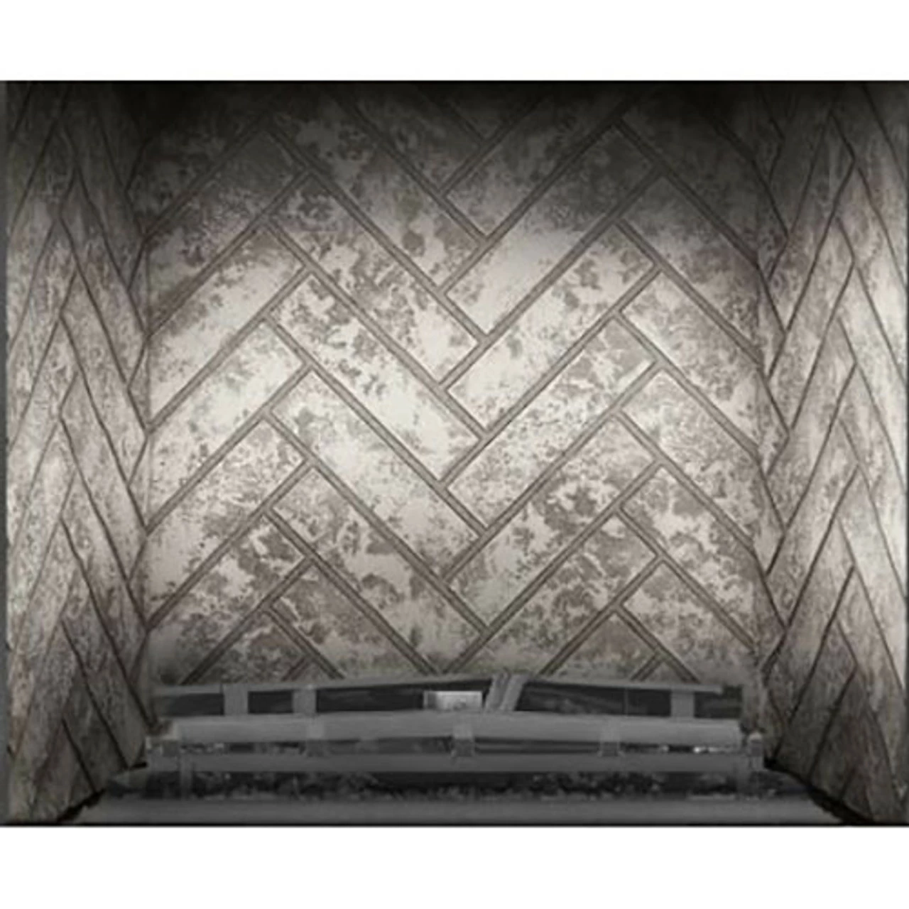 Glacier Herringbone Brick Panel For Elevation X 36" Fireplace - Napoleon 1 Glacier Herringbone Brick Panel For Elevation X 36" Fireplace - Napoleon