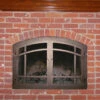 Santa Monica Arched Fireplace Door - Wrought Iron