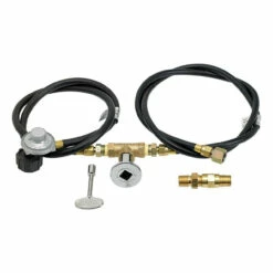 1/2" Hoses, Fittings, 3/8" Propane Regulator And Key Valve