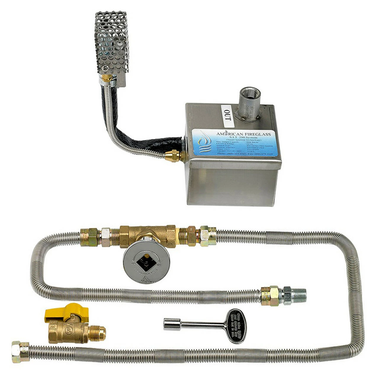 S.I.T. System - Standard Capacity - 290K BTU - Whole House Propane - AFG-SITS-SC-P - By American Fireglass 1 S.I.T. System - Standard Capacity - 290K BTU - Whole House Propane - AFG-SITS-SC-P - By American Fireglass