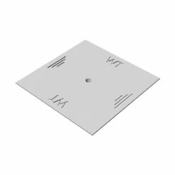 Warming Trends ALPL3741S 37"-41" Square 3/16" Aluminum Plate
