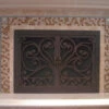 Faraday Rectangular Fireplace Door - Wrought Iron