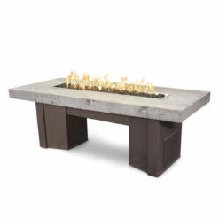 Alameda Fire Table Wood Grain | The Outdoor Plus