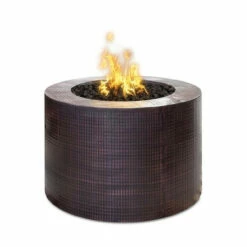 Beverly Fire Pit - Hammered Copper | The Outdoor Plus