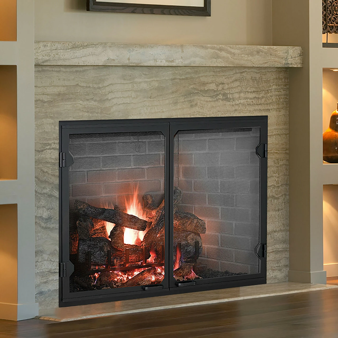 Biltmore 42" Radiant Wood Burning Fireplace W/Herringbone Brick Pattern | Majestic 2 Biltmore 42" Radiant Wood Burning Fireplace W/Herringbone Brick Pattern | Majestic - Image 2