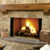Biltmore 42" Radiant Wood Burning Fireplace W/Herringbone Brick Pattern | Majestic