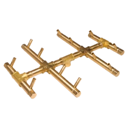 120K BTU 13" X 16" Circular Tree-Style Extra Large Brass Burner | Warming Trends