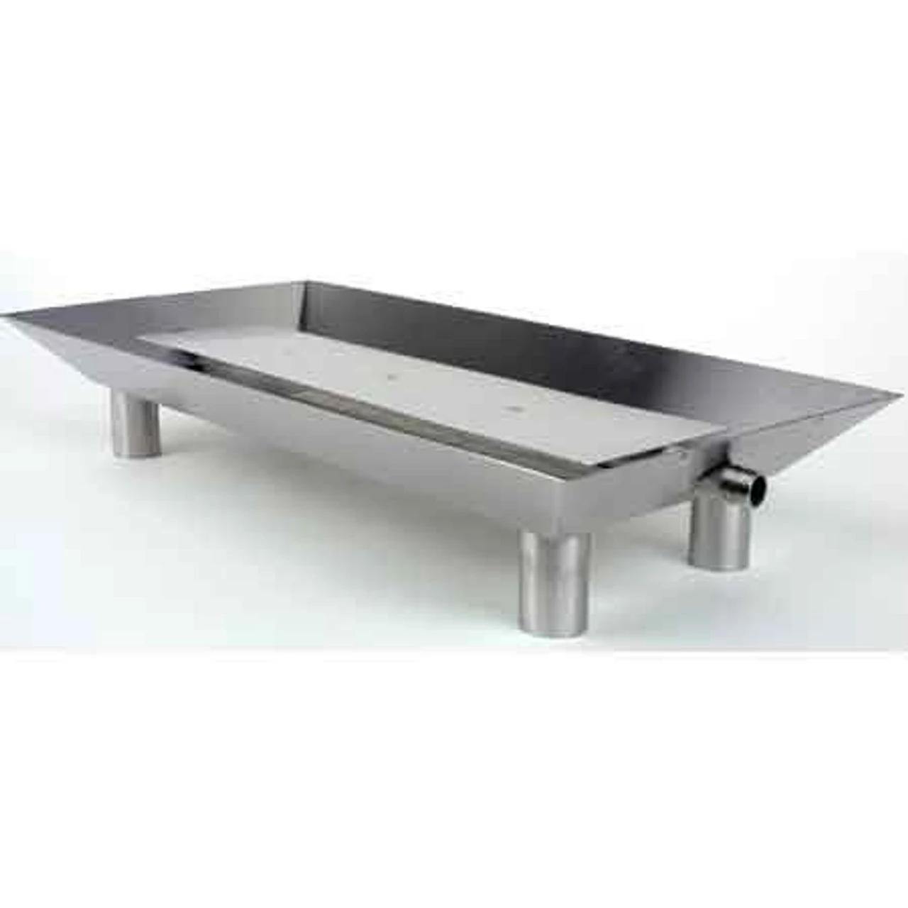 Rasmussen 30" Stainless Steel Custom Pan Burner With Wide Round Legs Hearth Kit Match Lighted 1 Rasmussen 30" Stainless Steel Custom Pan Burner With Wide Round Legs Hearth Kit Match Lighted