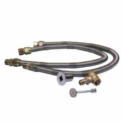 DFLKV34 3/4" Dual Flex Line 36" L & 3/4" Key Valve | Warming Trends