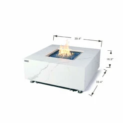 Elementi Plus Bianco Marble Porcelain Fire Table 15 Elementi Plus Bianco Marble Porcelain Fire Table -DIMPLEX Sales Store DSC 6971 1 55114.1675360723