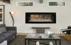 48" Linear Boulevard Direct Vent See Through Fireplace - American Hearth