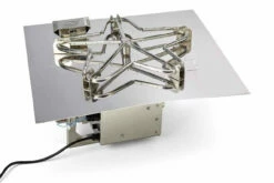 18" Square Flat Pan Penta Burner Fire Pit Insert – HI/LO - Electronic Ignition - HPC