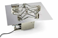 30" Square Flat Pan Penta Burner Fire Pit Insert β HI/LO - Electronic Ignition - HPC