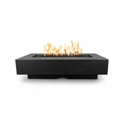 Del Mar Concrete Fire Pit (Natural Gas) | The Outdoor Plus -DIMPLEX Sales Store Del Mar GFRC Fire Pit Black 08722.1646227941