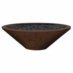 Embarcadero Pedestal Concrete Fire Bowl 31" -DIMPLEX Sales Store EMBARCADERO PEDESTAL caf scaled 17622.1674090246