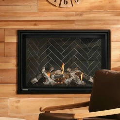 DelRay Square 38 Full Load Fireplace - Montigo