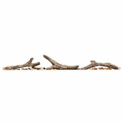 Driftwood Log Set With Rocks For Entice 60 Fireplaces - Napoleon