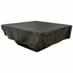 HPC Rectangular 102" X 40" Black Vinyl Fire Pit Cover