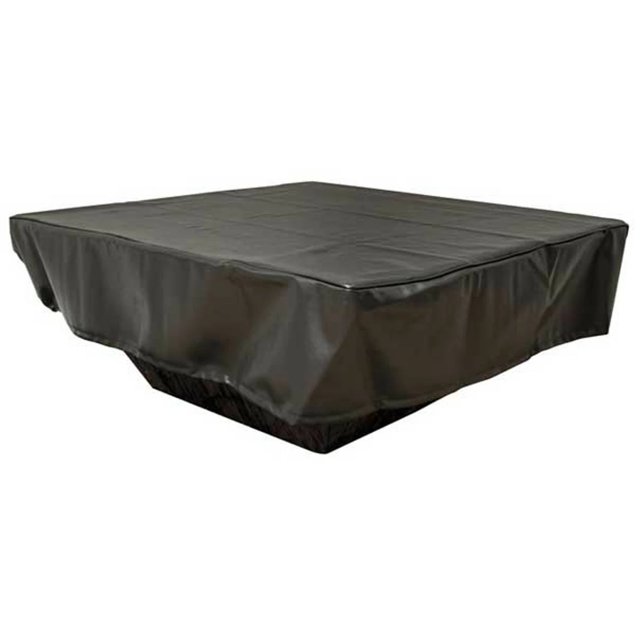 HPC Rectangular 130" X 30" Black Vinyl Fire Pit Cover 1 HPC Rectangular 130" X 30" Black Vinyl Fire Pit Cover