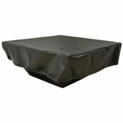 HPC Square 48" Black Vinyl Fire Pit Cover