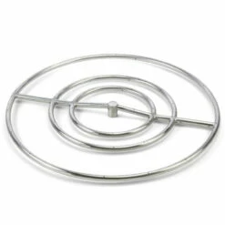 HPC 30" Round Stainless Steel Outdoor Burner Kit Natural Gas