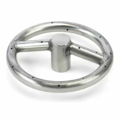 HPC 6" Round Stainless Steel Outdoor Burner Kit Natural Gas