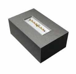 Rectangular Ready-To-Finish Fire Pit + CrossFire Burner - Match Light| Warming Trends